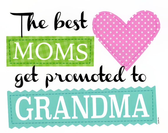 Grandma Announcement ~ Edible 2D Fondant Birthday Cake/Cupcake Topper ~ D119