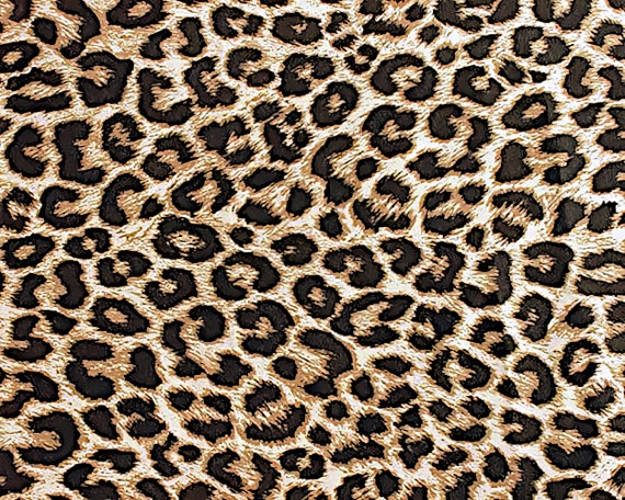 Cheetah Print - Background Birthday ~ Edible 2D Fondant Birthday Cake/Cupcake Topper ~ D1336