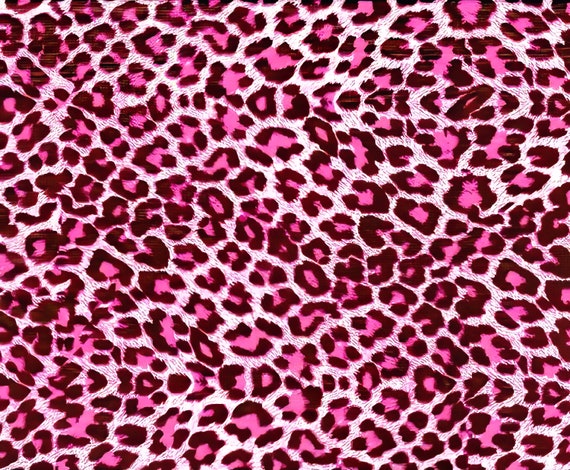 Pink Cheetah Print ~ Edible 2D Fondant Birthday Cake/Cupcake Topper ~ D10074