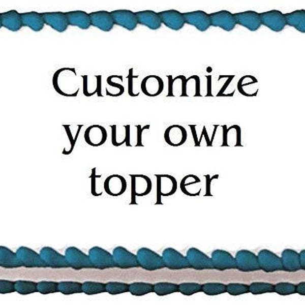 Create Your Own 2D Custom Edible Fondant Cake or Cupcakes Topper For Birthdays and Parties! Look Like An All-star!