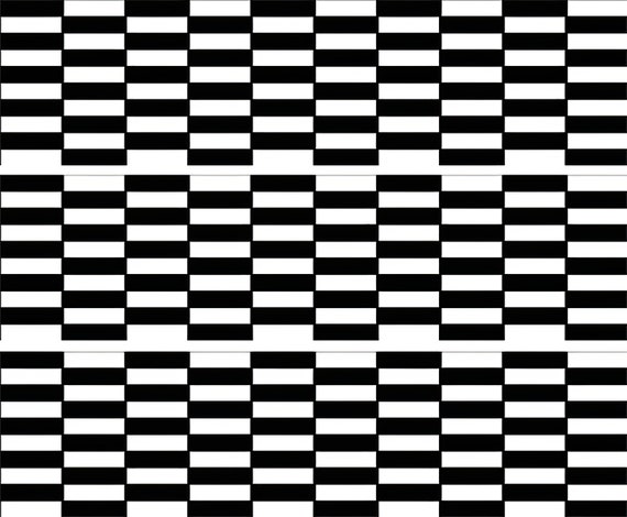 Checker Board - Birthday Background - Side Strips ~ Edible 2D Fondant Birthday Cake Side Toppers ~ D20393