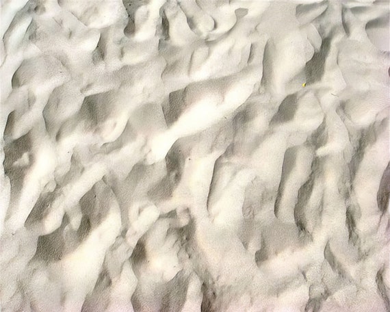 Real Beach Sand ~ Edible 2D Fondant Birthday Cake/Cupcake Topper ~ D432