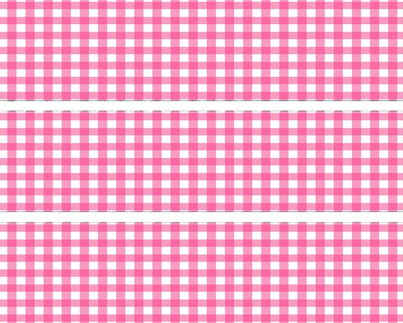 Baby Girl Pink Baby Shower Birthday - Side Strips ~ Edible 2D Fondant Birthday Cake Side Toppers ~ D22794