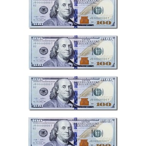 100 Dollar Bills Birthday ~ Edible 2D Fondant Birthday Cake/cupcake 100 Dollar Bills Birthday ~ Edible 2D Fondant Birthday Cake/cupcake