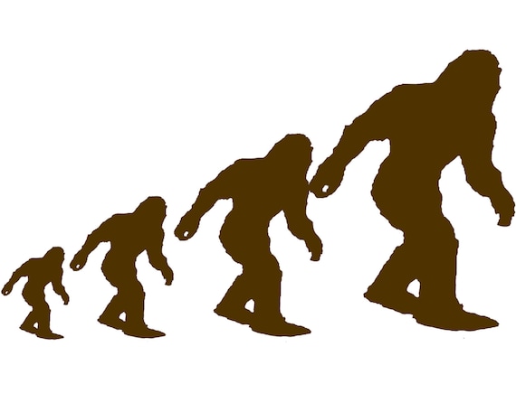Brown Bigfoot Happy Birthday Party ~ Edible 2D Fondant Birthday Cake/Cupcake Topper ~ D24315