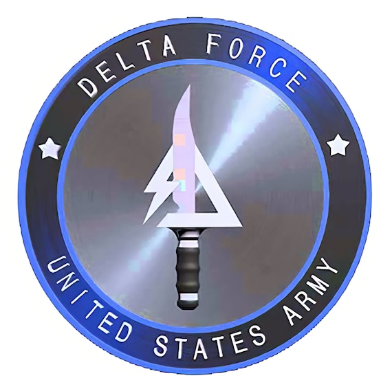 US Army Delta Force Military Logo~ Edible 2D Fondant Birthday Cake/Cupcake Topper ~ D20518