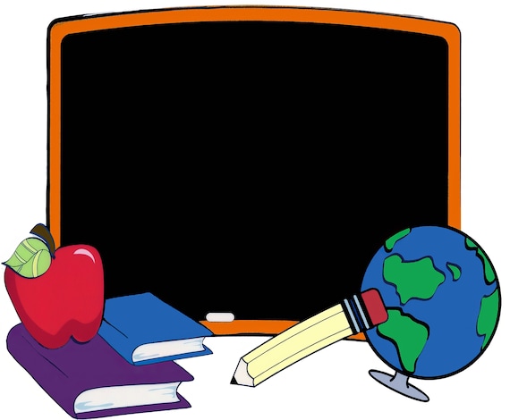 School Blackboard Birthday ~ Edible 2D Fondant Birthday Cake/Cupcake Topper ~ D1463