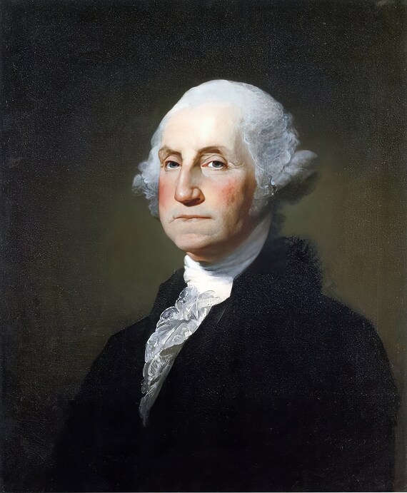 George Washington President - Edible Cake and Cupcake Topper For Birthday's and Parties! - D1111