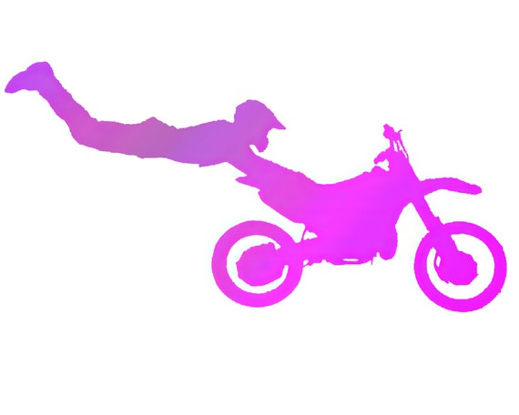 Motocross Pike Dirtbike Birthday ~ Edible 2D Fondant Birthday Cake/Cupcake Topper ~ D21767