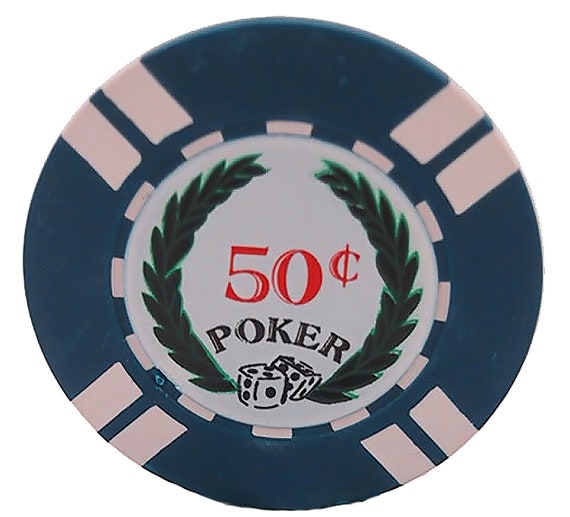 Casino Poker Chip Birthday ~ Edible 2D Fondant Birthday Cake/Cupcake Topper ~ D7334