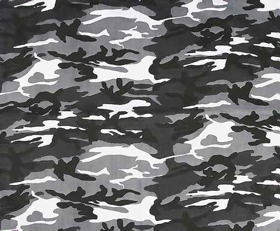 Gray Camo Birthday Background ~ Edible 2D Fondant Birthday Cake/Cupcake Topper ~ D6782