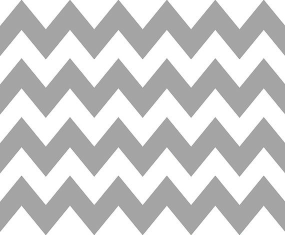 Silver - Chevron Background Birthday ~ Edible 2D Fondant Birthday Cake/Cupcake Topper ~ D6345