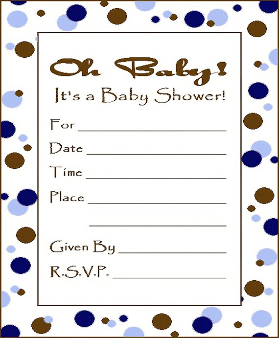Boy Baby Shower Invitation ~ Edible 2D Fondant Birthday Cake/Cupcake Topper ~ D9087