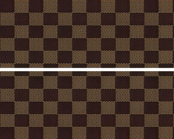 Brown Plaid Birthday Background Edible Cake and Cupcake 