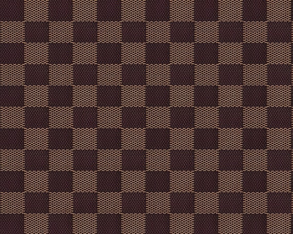 Brown Plaid Birthday Background - Edible Cake and Cupcake Topper For Birthday's and Parties! - D20467