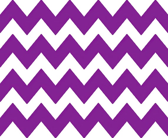 Purple - Chevron Background Birthday ~ Edible 2D Fondant Birthday Cake/Cupcake Topper ~ D6341