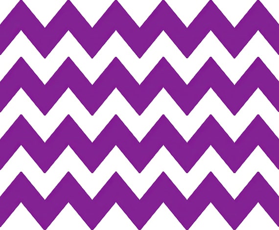 Purple - Chevron Background Birthday ~ Edible 2D Fondant Birthday Cake/Cupcake Topper ~ D6341