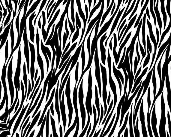 Zebra Print - Background Birthday ~ Edible 2D Fondant Birthday Cake/Cupcake Topper ~ D6918