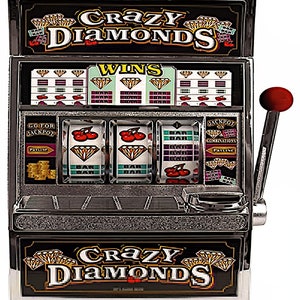 Casino Slot Machine Birthday ~ Edible 2D Fondant Birthday Cake/Cupcake Topper ~ D546