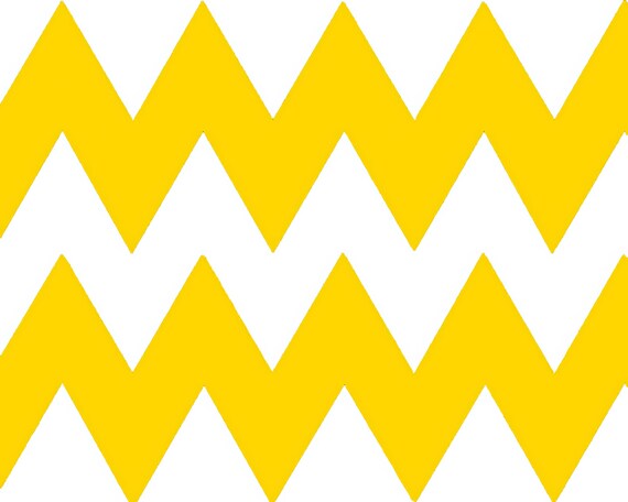 Gold 4" - Chevron Birthday Background - Side Strips ~ Edible 2D Fondant Birthday Cake Side Toppers ~ D10056