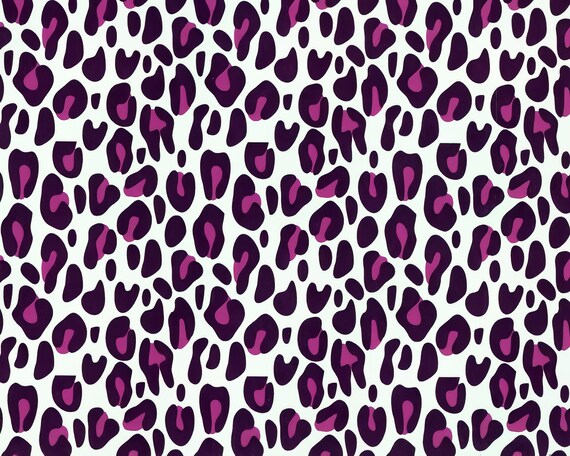 Pink Cheetah Print - Background Birthday ~ Edible 2D Fondant Birthday Cake/Cupcake Topper ~ D3013
