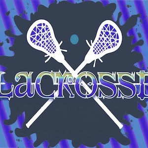 Lacrosse Birthday ~ Edible 2D Fondant Birthday Cake/Cupcake Topper ~ D22454
