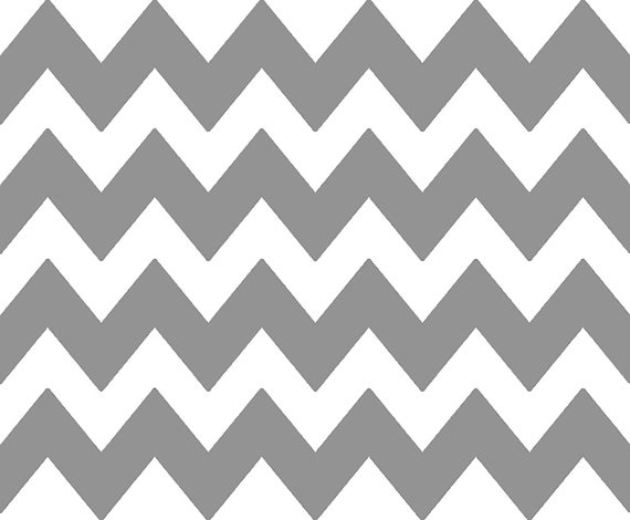 Grey - Chevron Background Birthday ~ Edible 2D Fondant Birthday Cake/Cupcake Topper ~ D6346