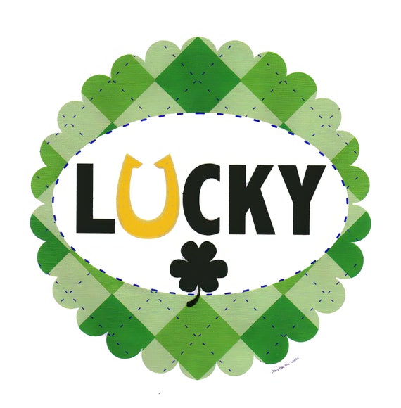 St. Patrick's Day Lucky Shamrock ~ Edible 2D Fondant Birthday Cake/Cupcake Topper ~ D20590