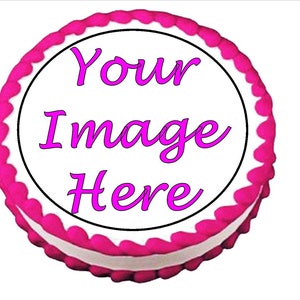 Create Your Own 2D Custom Edible Fondant Cake or Cupcakes Topper For Birthdays and Parties! Look Like An All-star!