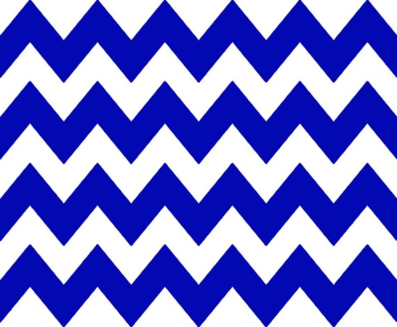 Dark Blue - Chevron Background Birthday ~ Edible 2D Fondant Birthday Cake/Cupcake Topper ~ D6339