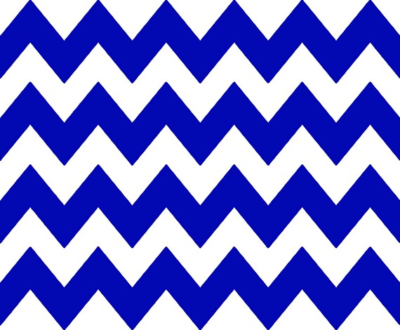 Dark Blue - Chevron Background Birthday ~ Edible 2D Fondant Birthday Cake/Cupcake Topper ~ D6339