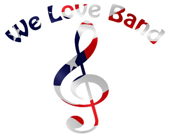 We Love Band Music Notes Patriotic Birthday ~ Edible 2D Fondant Birthday Cake/Cupcake Topper ~ D22708