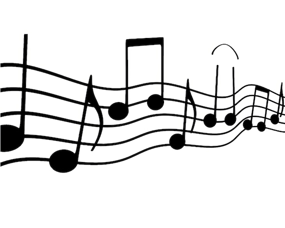 Musical Notes Band Birthday ~ Edible 2D Fondant Birthday Cake/Cupcake Topper ~ D22853