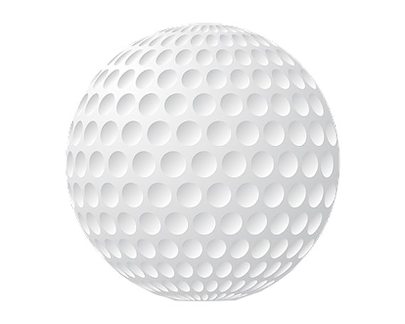 Golf Ball Happy Birthday ~ Edible 2D Fondant Birthday Cake/Cupcake Topper ~ D22751