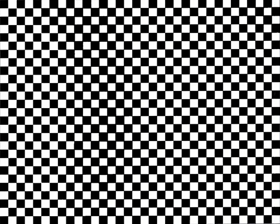 Checkerboard Birthday Topper ~ Edible 2D Fondant Birthday Cake/Cupcake Topper ~ D6903