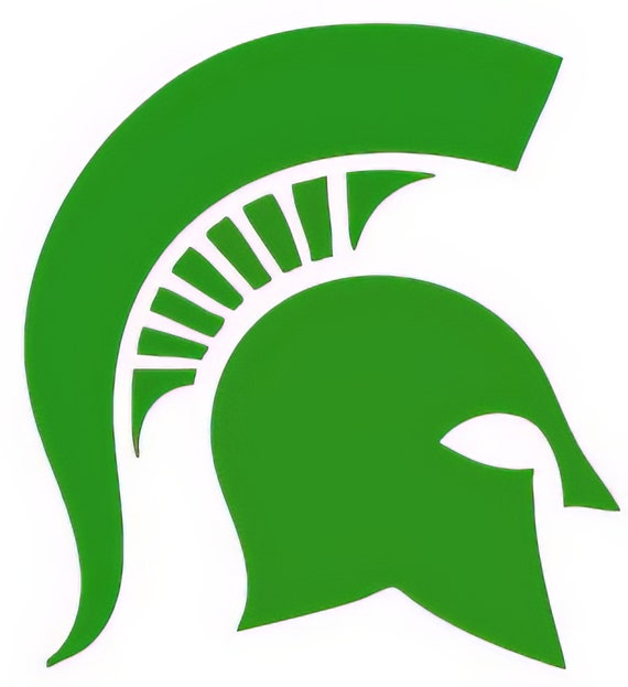 Trojan Spartan Green Mascot Birthday - Edible 2D Fondant Cake/Cupcake Topper For Birthdays and Parties! - D24404