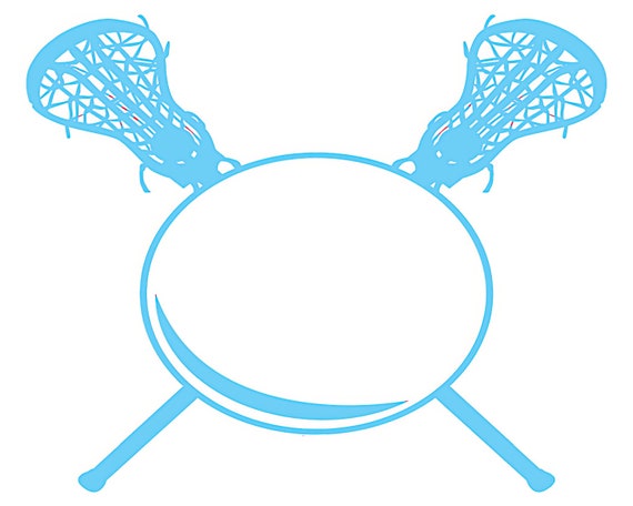 Light Blue LaCrosse Birthday ~ Edible 2D Fondant Birthday Cake/Cupcake Topper ~ D22947