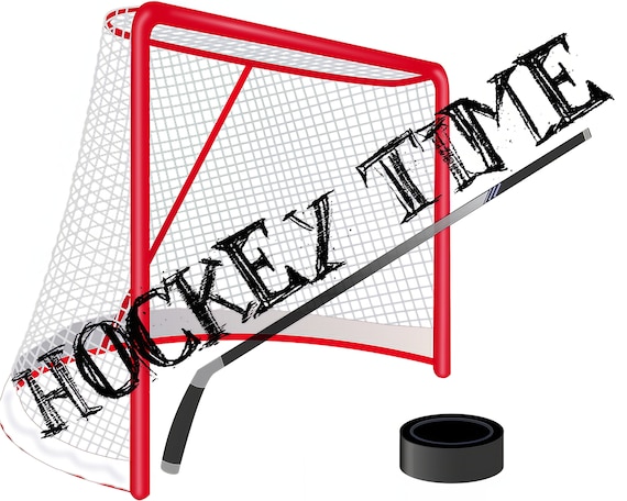 Hockey Birthday ~ Edible 2D Fondant Birthday Cake/Cupcake Topper ~ D21972