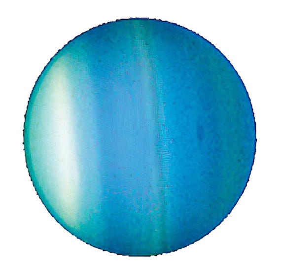 Uranus Planet Space ~ Edible 2D Fondant Birthday Cake/Cupcake Topper ~ D22585