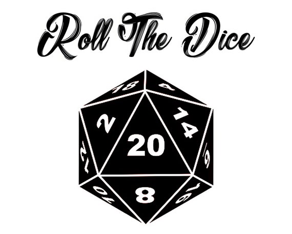 D20 Roleplay Game Roll the Dice Birthday ~ Edible 2D Fondant Birthday Cake/Cupcake Topper ~ D22912