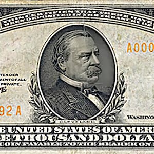 1000 Dollar Bill Casino Birthday ~ Edible 2D Fondant Birthday Cake/Cupcake Topper ~ D24534