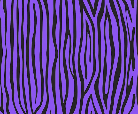 Small Purple Zebra Print - Background Birthday ~ Edible 2D Fondant Birthday Cake/Cupcake Topper ~ D10085