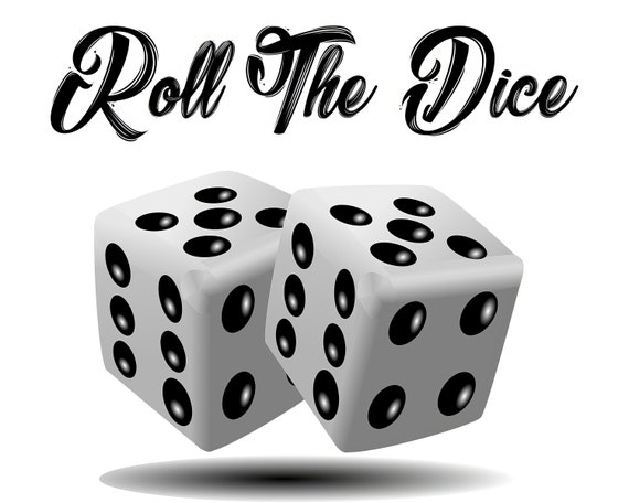 Casino Las Vegas Roll the Dice Birthday Party ~ Edible 2D Fondant Birthday Cake/Cupcake Topper ~ D22906