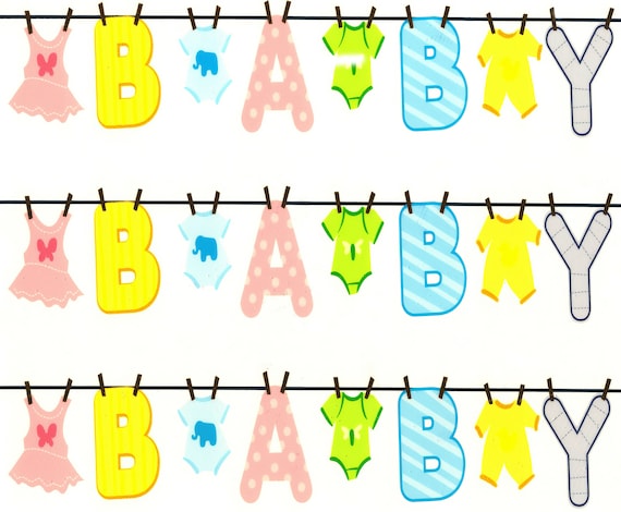 Baby Shower - Birthday Background - Side Strips - Edible Cake Side Toppers - Decorate The Sides of Your Cake! - D672