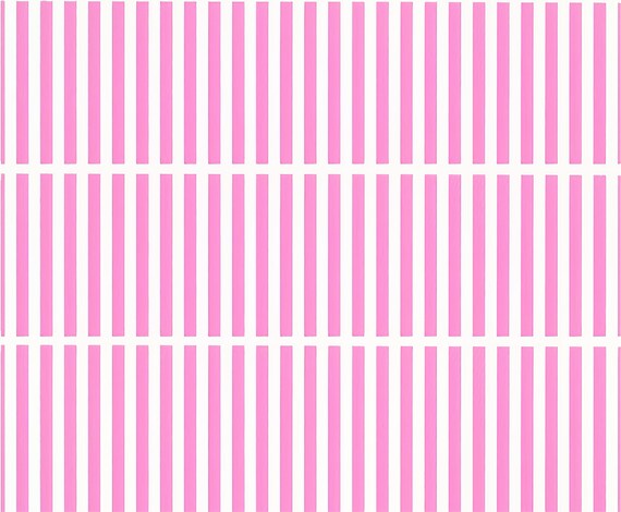 Pink and White Stripes - Birthday Background - Side Strips ~ Edible 2D Fondant Birthday Cake Side Toppers ~ D791