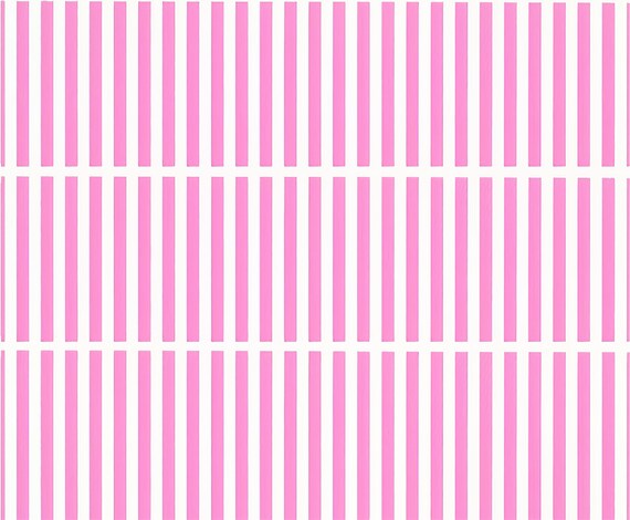 Pink and White Stripes - Birthday Background - Side Strips ~ Edible 2D Fondant Birthday Cake Side Toppers ~ D791