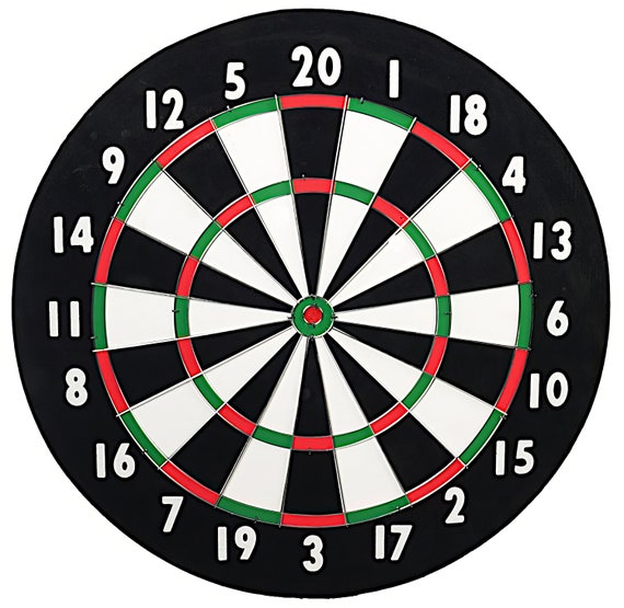 Dart Board Birthday ~ Edible 2D Fondant Birthday Cake/Cupcake Topper ~ D22524