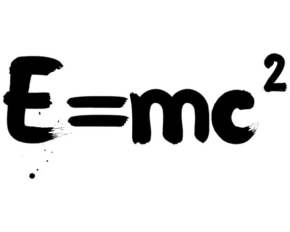 E=mc2 Science Chemistry Birthday ~ Edible 2D Fondant Birthday Cake/Cupcake Topper ~ D22014