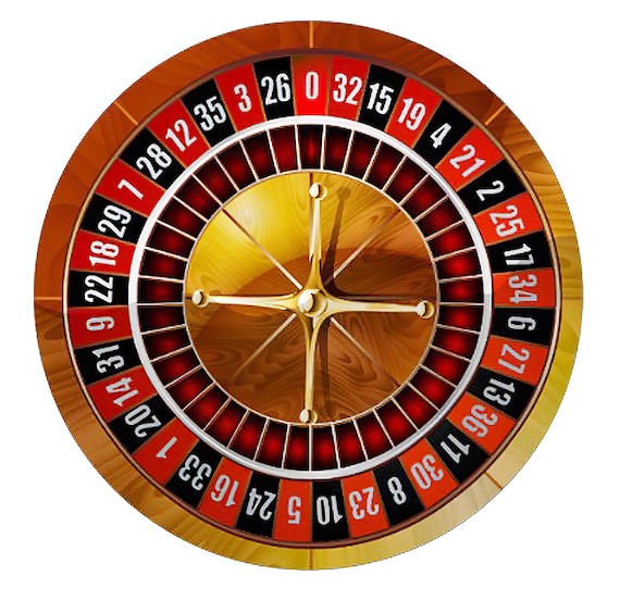 Casino Roulette Wheel Las Vegas Birthday ~ Edible 2D Fondant Birthday Cake/Cupcake Topper ~ D10022
