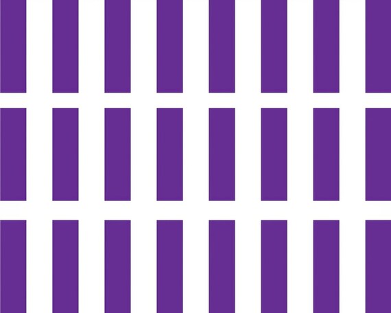 Vertical Purple & White Stripes Birthday Background - Side Strips ~ Edible 2D Fondant Birthday Cake Side Toppers ~ D21376